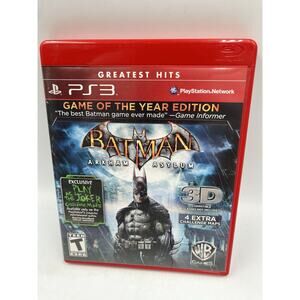Batman Arkham Asylum Game of the Year Edition PS3 Complete CIB